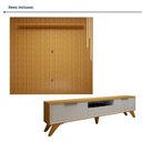 Ver imagem 3 de Conjunto Painel Lyon (Paris) com LED e Rack Viena (Áustria) 220 cm Off White/Naturalle