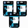 Combo 3 cartuchos hp 15 Black C6615d HP 820CXI Preto - 1