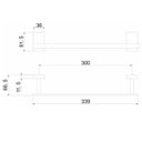 Ver imagem 2 de Porta Toalha Rosto 30cm Jiwi Wj-2689