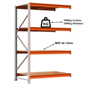 Ver imagem 2 de Porta Pallet Complemento com 04 Bandejas 3,00×1,80×0,80cm – AMAPÁ – 11111