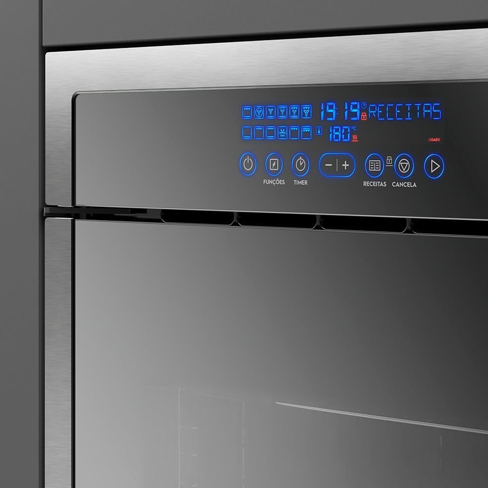 Forno Elétrico de Embutir Electrolux 80 Litros Home Pro Inox OE9XT – 220 Volts - 4