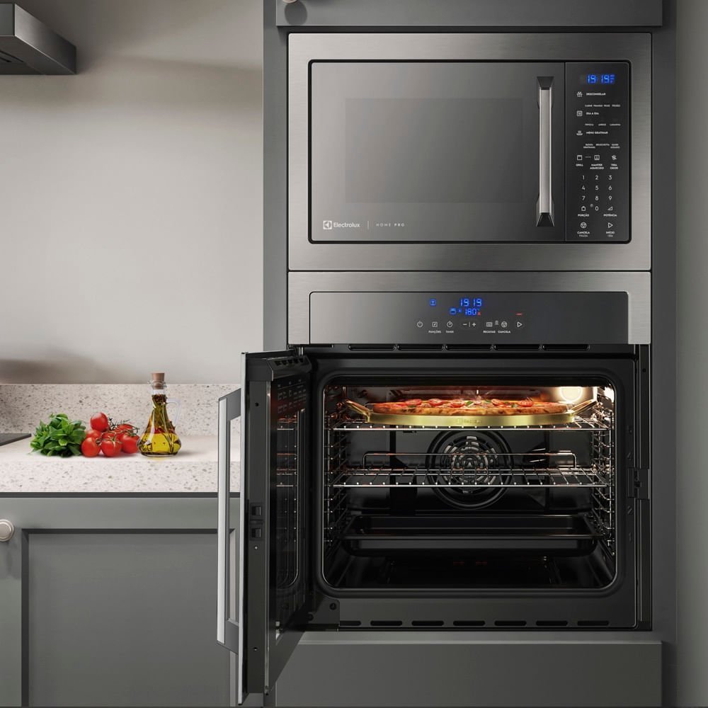 Forno Elétrico de Embutir Electrolux 80 Litros Home Pro Inox OE9XT – 220 Volts - 7