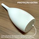 Ver imagem 3 de Garrafa Cristal G Enfeite de Cerâmica Branco Luxo
