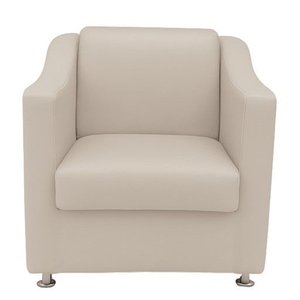 Poltrona Decorativa Sofia para Recepção Salão Consultório Corino