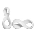 Ver imagem 6 de Escultura Infinito Enfeite Moderno Decoração Branco