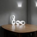 Ver imagem 5 de Escultura Infinito Enfeite Moderno Decoração Branco