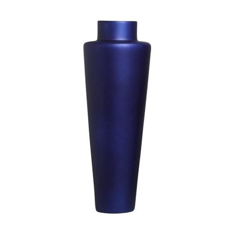 Vaso de Chão Paris Luxo Decoração Cerâmica Azul Royal
