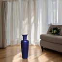 Ver imagem 2 de Vaso de Chão Madri Luxo Decoração Cerâmica Azul Royal