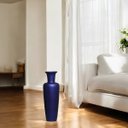 Ver imagem 5 de Vaso de Chão Madri Luxo Decoração Cerâmica Azul Royal