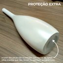 Ver imagem 4 de Garrafa Cristal G Decoração Cerâmica Pérola Luxo
