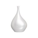 Ver imagem 1 de Garrafa Cristal G Decoração Cerâmica Pérola Luxo