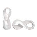 Ver imagem 6 de Escultura Infinito Enfeite Moderno Decoração Cerâmica Pérola