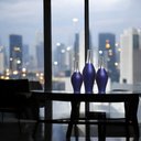 Ver mais imagens de Vaso de Mesa Azul para Decoração de Sala Trio Styllo