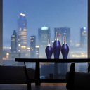 Ver imagem 7 de Vaso de Mesa Azul para Decoração de Sala Trio Styllo