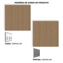 Ver mais imagens de Guarda Roupa Casal 6 Portas em MDF New Honduras Móveis Rimo - Carvalho