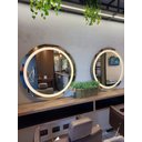 Ver imagem 2 de Espelho Redondo com Luz de Led 80cm Touch Screen Branco Frio