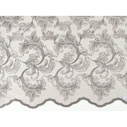 Cortina Para Sala / Quarto Duplex Valência Barrada 5,40m x 2,50m - Bella Janela - Taupe - 4