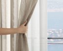 Ver imagem 2 de Cortina com Corta Luz (Blackout) Pratika Sorrento 5,40M x 2,50M - Bella Janela - Nude