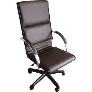 Cadeira de Escritório Giratória Boss Presidente Comprealegre com Relax Marrom 100% Nacional