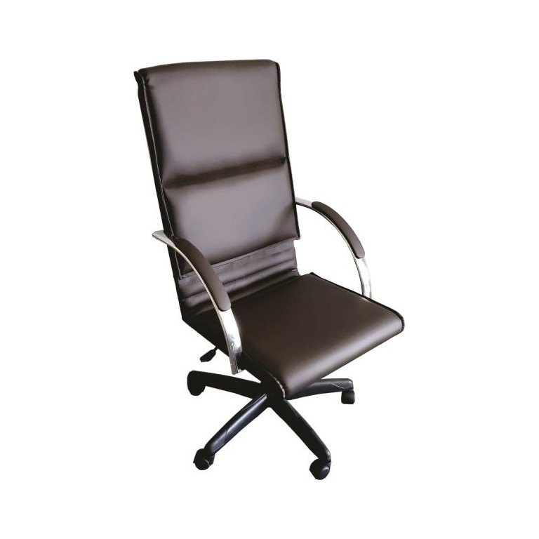 Cadeira de Escritório Giratória Boss Presidente Comprealegre com Relax Marrom 100% Nacional