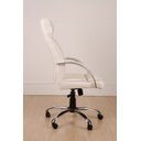 Ver imagem 2 de Cadeira de Escritório Presidente Havana Comprealegre Branca Cromada 100% Nacional