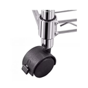 Ver mais imagens de Estante Aramada em Aço Cromado com 5 Prateleiras Ajustáveis e Rodízios