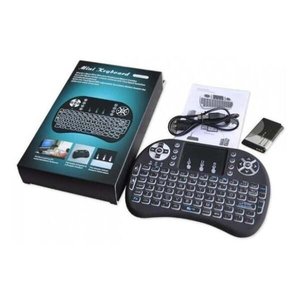 Mini Teclado Wireless Air Mouse Touch Smart Tv Iluminado
