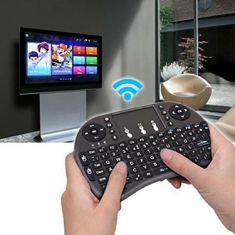 Mini Teclado Wireless Air Mouse Touch Smart Tv Iluminado - 7