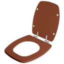 Ver imagem 2 de Assento Sanitário Soft Close Valentina Ocre para Vaso Santamarina