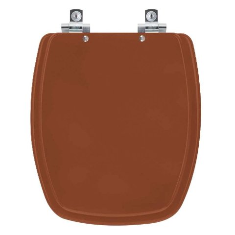 Assento Sanitário Soft Close Valentina Ocre para Vaso Santamarina
