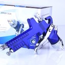 Ver imagem 6 de Pistola Pintura Hvlp 2 Bicos 1,4 e 1,7mm 600ml H-827