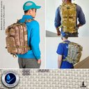 Ver imagem 6 de Mochila  30 Litros Camping Escolar Verde 929-E