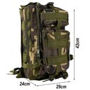 Ver imagem 7 de Mochila  30 Litros Camping Escolar Verde 929-E