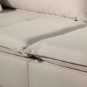 Ver imagem 4 de Sofá Living 4 Lugares Linho 240cm Bege