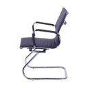Ver imagem 4 de Cadeira Executiva com Base Fixa Esteirinha Preto