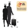 Mala de Viagem de Bordo Carry On Preta 18" - 3