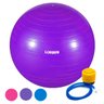 Bola para Exercícios Pilates 65cm Suporta até 150 Kg Roxo - 3