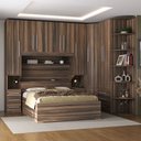 Ver imagem 1 de Guarda Roupa de Casal com Cama Embutida 1219 San Remo