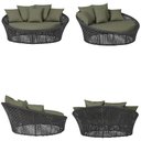 Ver imagem 5 de Chaise Hungria Pintura Fendi Corda Náutica E13 Trama Preto