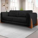 Ver imagem 2 de Sofa Jolie 3 Lugares 230cm Pes Boomerang Linho Boucle 3304 Ezz 3304