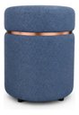 Ver imagem 3 de Kit de Puff Superior Rose Gold, Cor Azul Linho - Let Móveis
