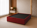 Ver imagem 7 de Cama Box Baú Casal com Encaixe para Colchão e Puxador Embutido:Vermelho