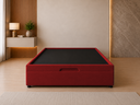 Ver imagem 5 de Cama Box Baú Casal com Encaixe para Colchão e Puxador Embutido:Vermelho