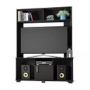 Ver imagem 2 de Estante Home para TV até 55 Polegadas 1 Porta Bali Espresso Móveis