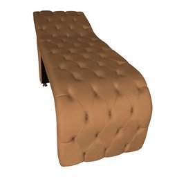 Maca Estética Capitonê com Escada e Almofada Veludo Terracota - Ninho Decor - 3