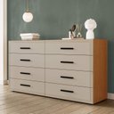 Ver imagem 1 de Cômoda Organizadora 150cm com 8 Gavetas 240829 Linha Valência Politorno