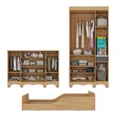 Ver imagem 5 de Quarto Infantil Completo com Minicama Montessoriana e Colchão Incluso Suspiro Multimóveis MP4828