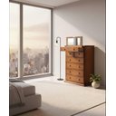 Ver imagem 2 de Cômoda Gramado Porta Jóias 1,20 X 50 X 80 - Madeira Maciça - Móveis de Gramado - ( Cor Castanho