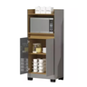 Armário Multiuso Cinza Organizador para Cozinha Balcão Microondas Jt - 2