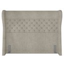 Ver imagem 6 de Cabeceira Cama Box Casal Queen 160cm Trinidad P02 Boucle Cru - Mpozenato